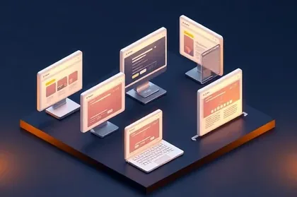Client website built on WordPress, Squarespace or Wix